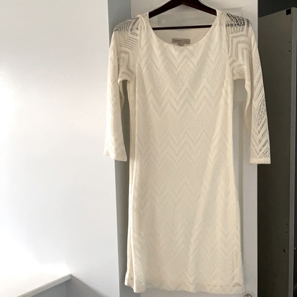 Banana Republic vintage chevron lace dress - Picture 1 of 6